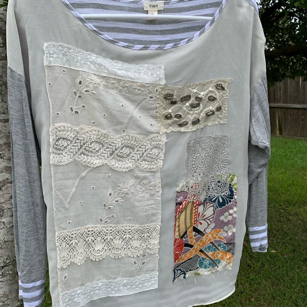 Tiny gray Unique shirt